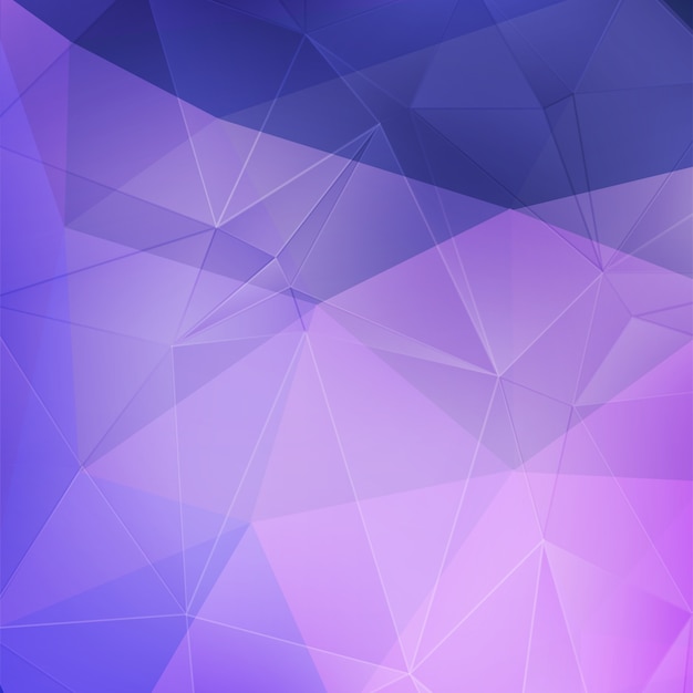 Purple crystal geometric background