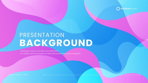 Purple violet white and blue minimalist simple background with wave and liquid shapes Presentation background template