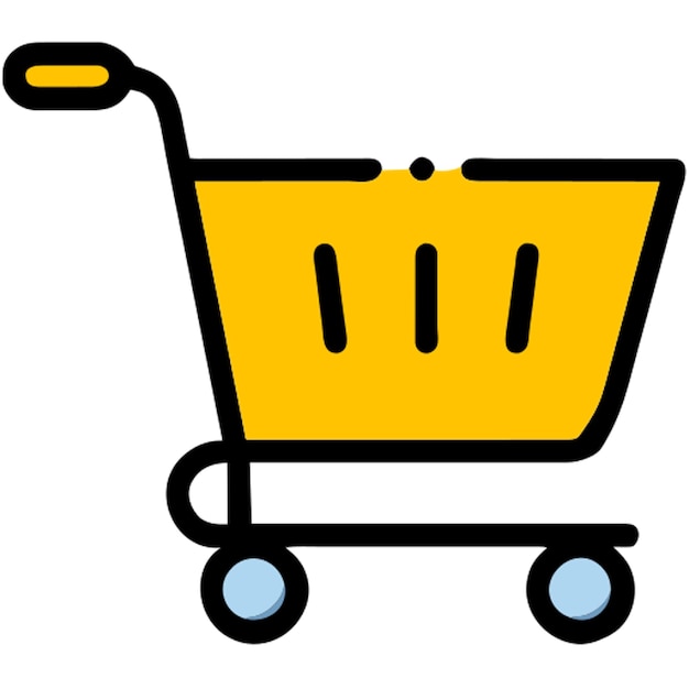 pushcart icon broken line