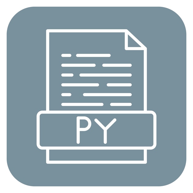 Python File Vector Illustration