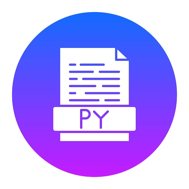 Python File Vector Illustration
