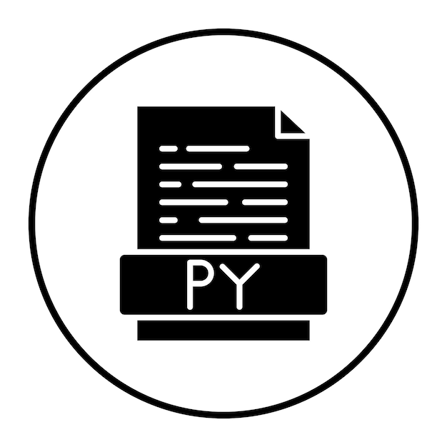 Python File Vector Illustration