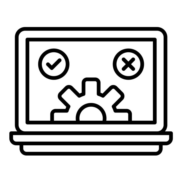 Qa Testing Line Illustration
