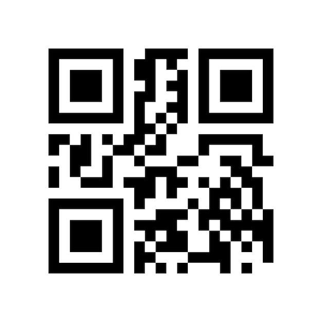 Qr code Easy editable vector design