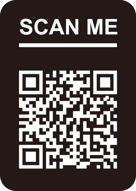 QR code scan icon Scan me frame QR code scan for smartphone