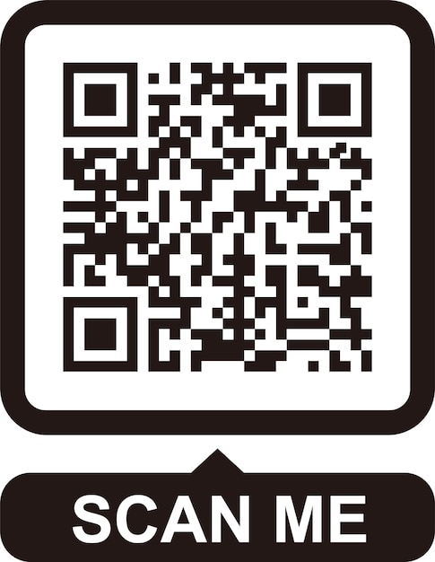 QR code scan icon Scan me frame QR code scan for smartphone