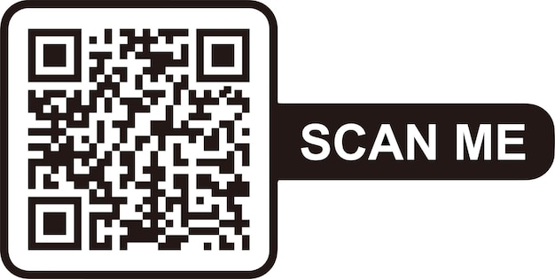 QR code scan icon Scan me frame QR code scan for smartphone
