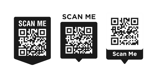 QR code scanning symbol for smartphone Inscription scan me smartphone icon Qr code for payment