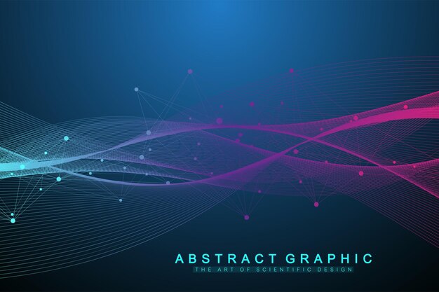 Quantum computer technology concept deep learning artificial intelligence big data algorithms visual...