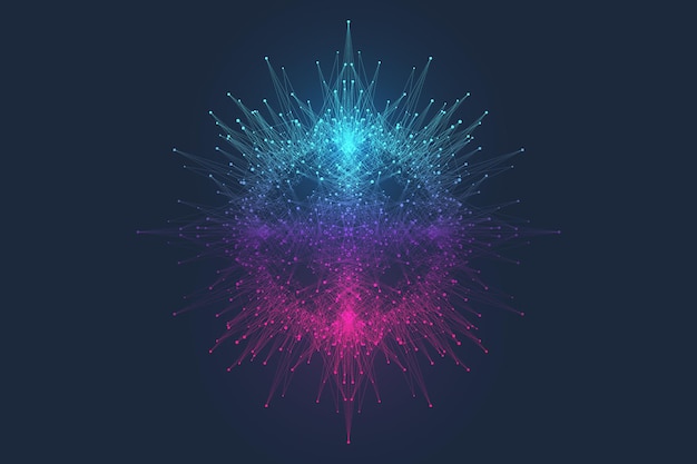 Quantum Computing Idea Design Element Deep Learning Artificial Intelligence Generative AI Big Data