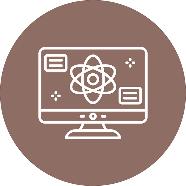 Quantum Computing Vector Illustration Style