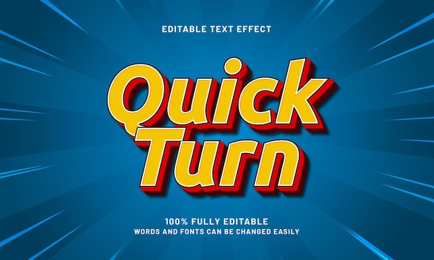 quick turn editable text effects with a play and kids theme
