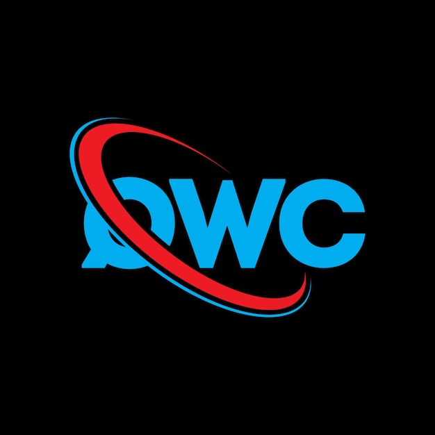 QWC logo QWC letter QWC letter logo design Initials QWC logo linked with circle and uppercase monogram logo QWC typography for technology business and real estate brand