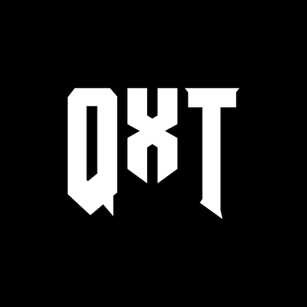 QXT letter logo design for technology company QXT logo design black and white color combination QXT logo QXT vector QXT design QXT icon QXT alphabet QXT typography logo design