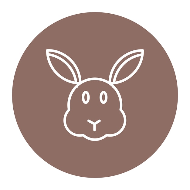 Rabbit Face Icon