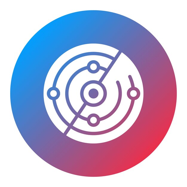 Radar icon vector image Can be used for Shooting