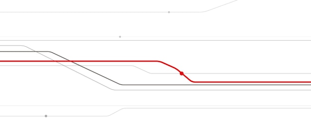Railway transport Railroad outline illustration for your project