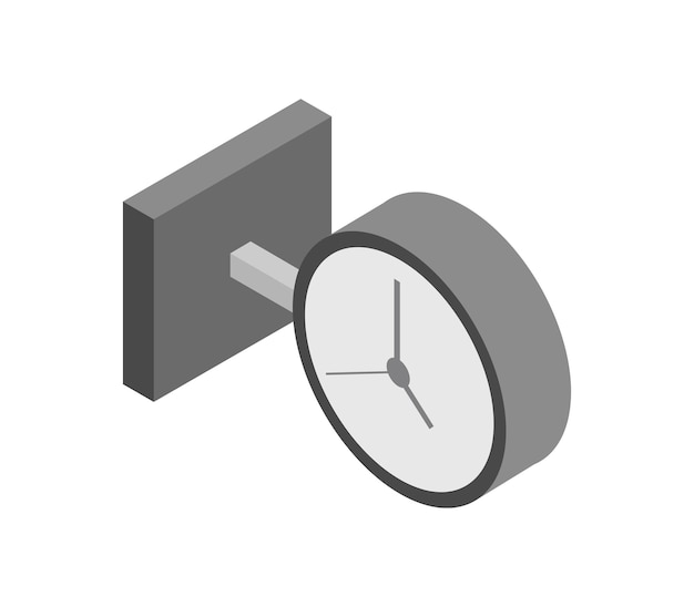 Railway watch isometric