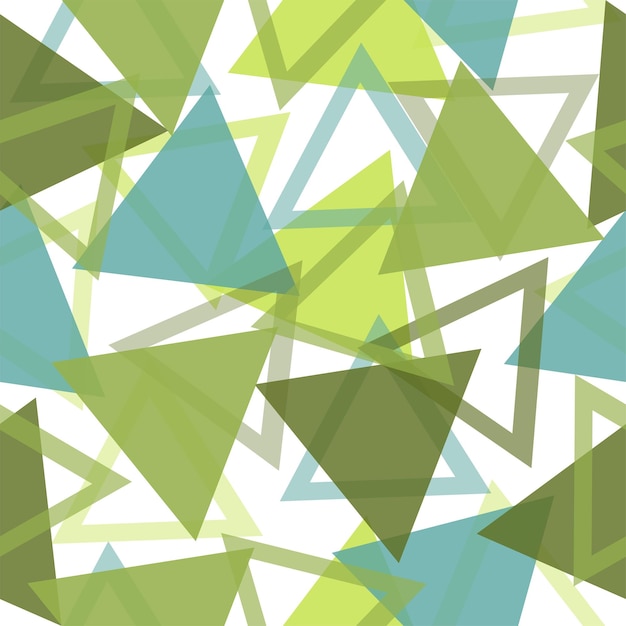 Rainbow color triangle seamless pattern