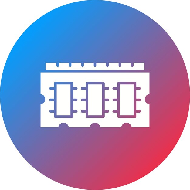 ram icon vector image can be used for computer and hardware