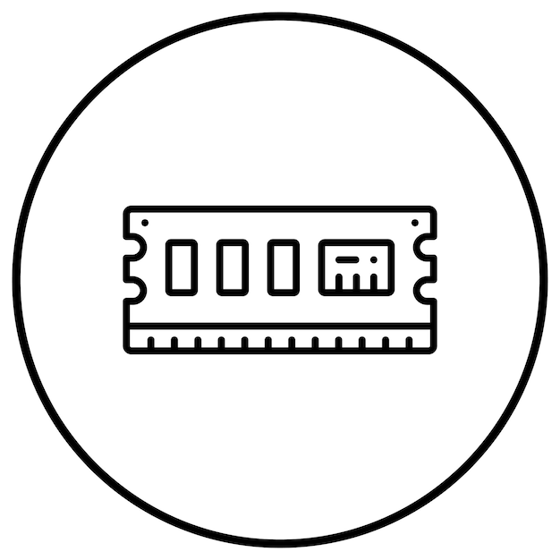 Ram vector icon Can be used for Computer and Hardware iconset