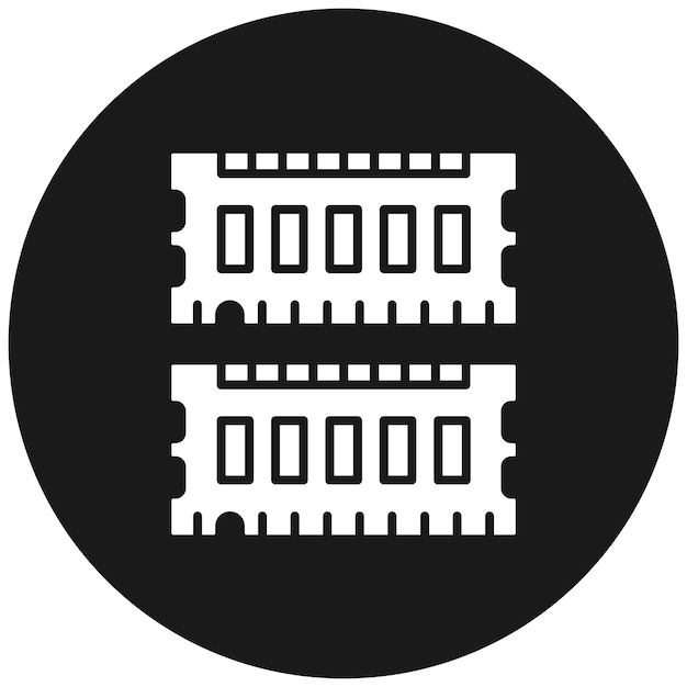 ram vector icon can be used for technology iconset