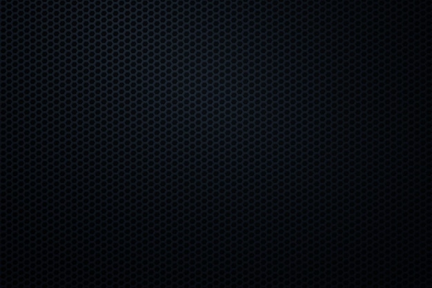 Realistic black metallic background