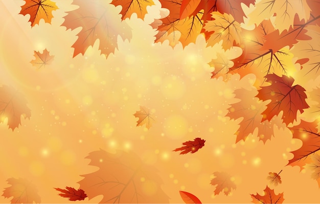 Realistic Maple Background