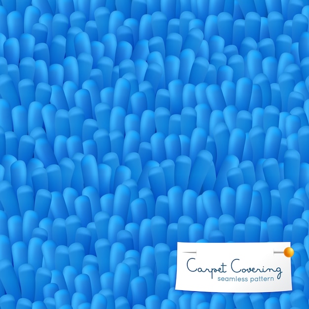 realistic shaggy carpet seamless pattern