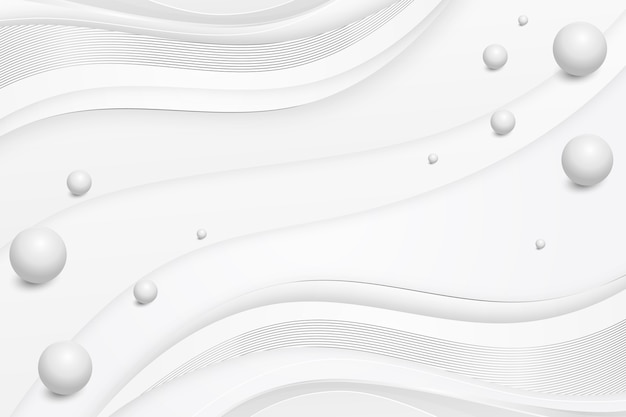 Realistic white modern background