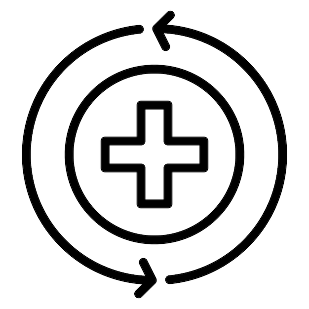 Recovery icon vector image Can be used for Fitness