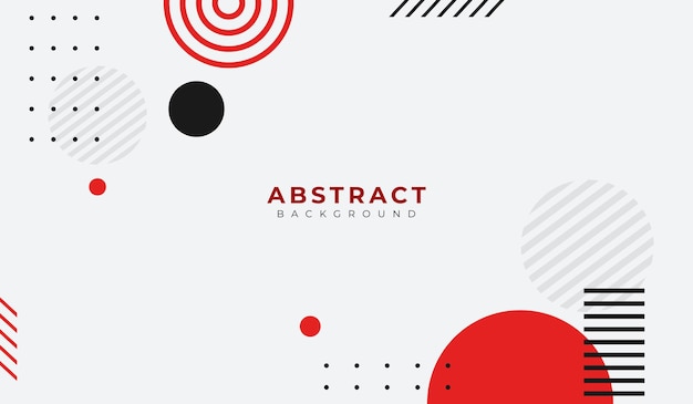 Red and black abstract geometric background vector illustration
