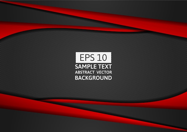 Red and black geometric abstract background 