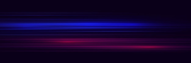 Red and blue line speed special effect