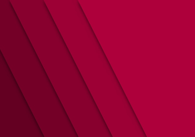 red background geometric overlap layer paper cut on dark with space design