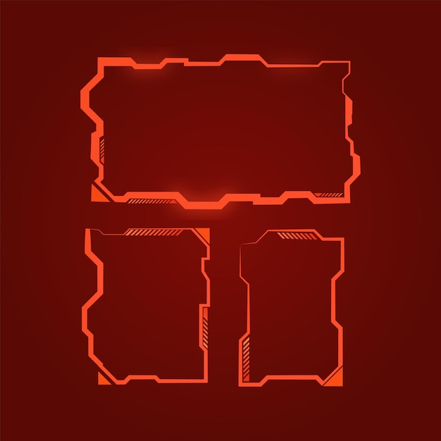 red blank border button and text area background