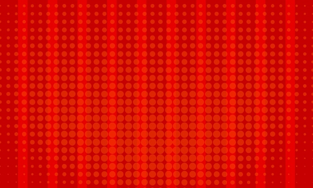 red comic background with dot halftone and lines