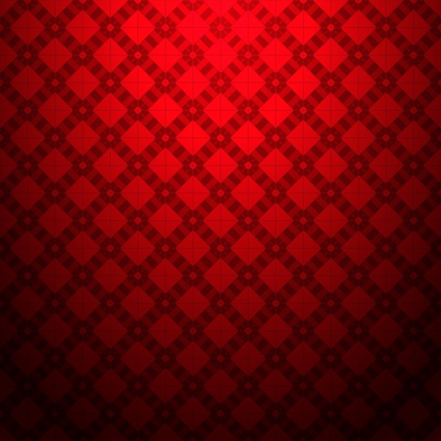 Red geometric seamless pattern