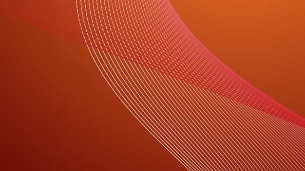 red gradient abstract background with curve line