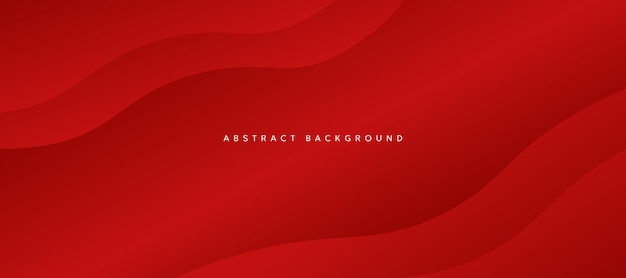 Red gradient curve geometric abstract background