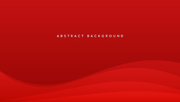 Red gradient curve geometric abstract background
