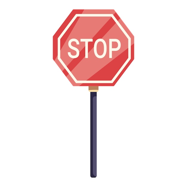 red stop sign standing on a pole signaling to stop