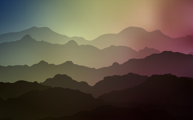 Red vector template with liquid shapes
