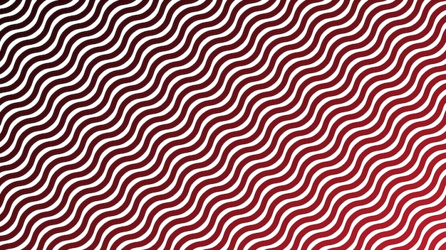 Red wave line pattern abstract background