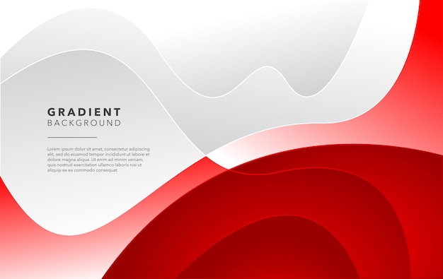 red white abstract gradient background