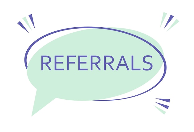 Referral program speech bubble text Hi There on bright color for Sticker Poster vector illustration
