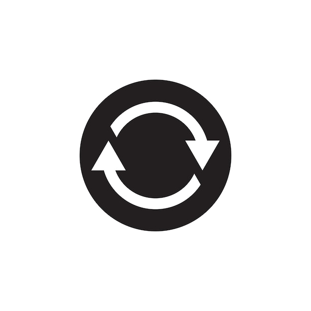 refresh icon vector illustration
