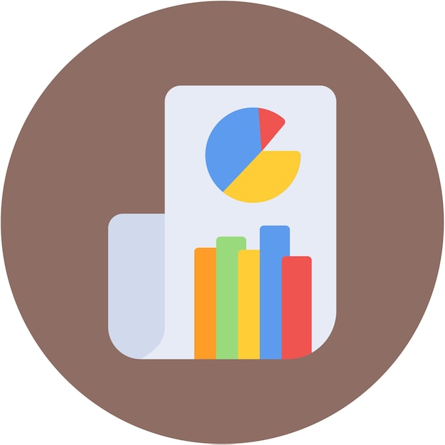 report file icon vector image can be used for documents and files