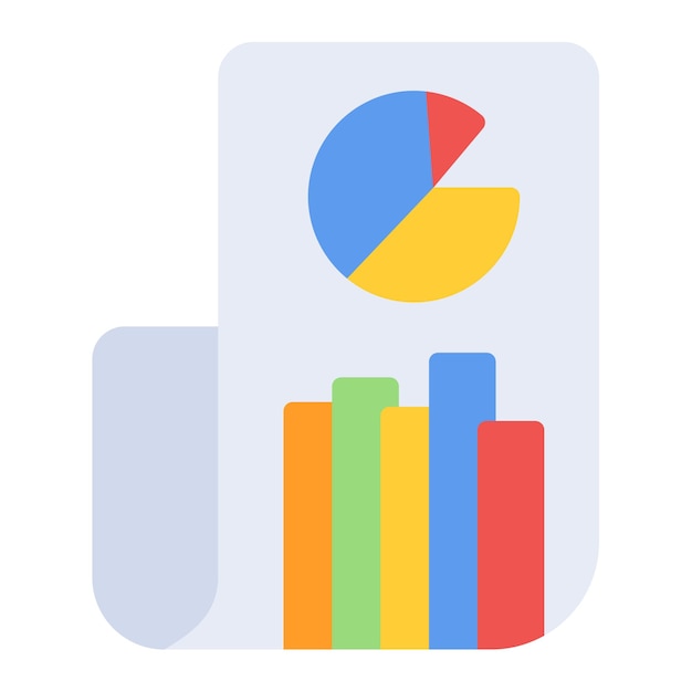 report file icon vector image can be used for documents and files