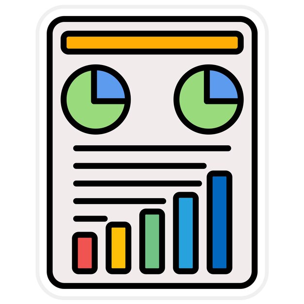 report icon vector image can be used for marketing